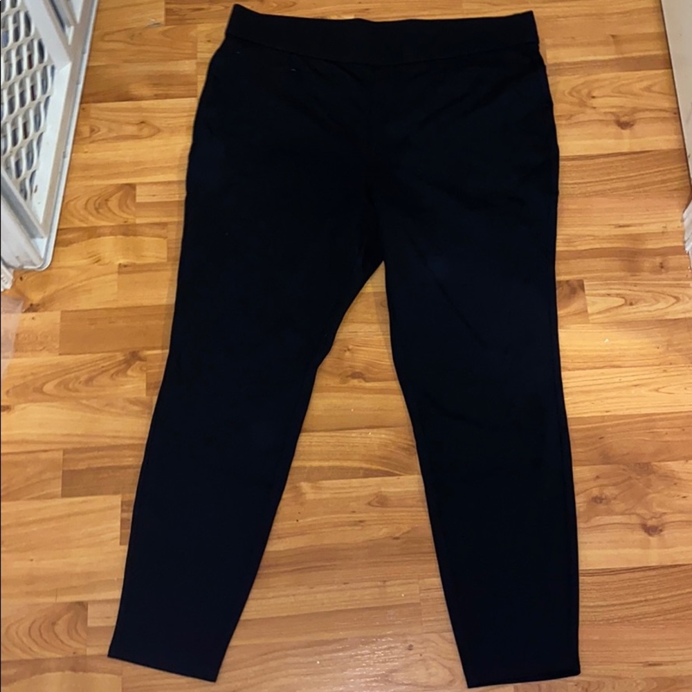 Black jean inspired pants